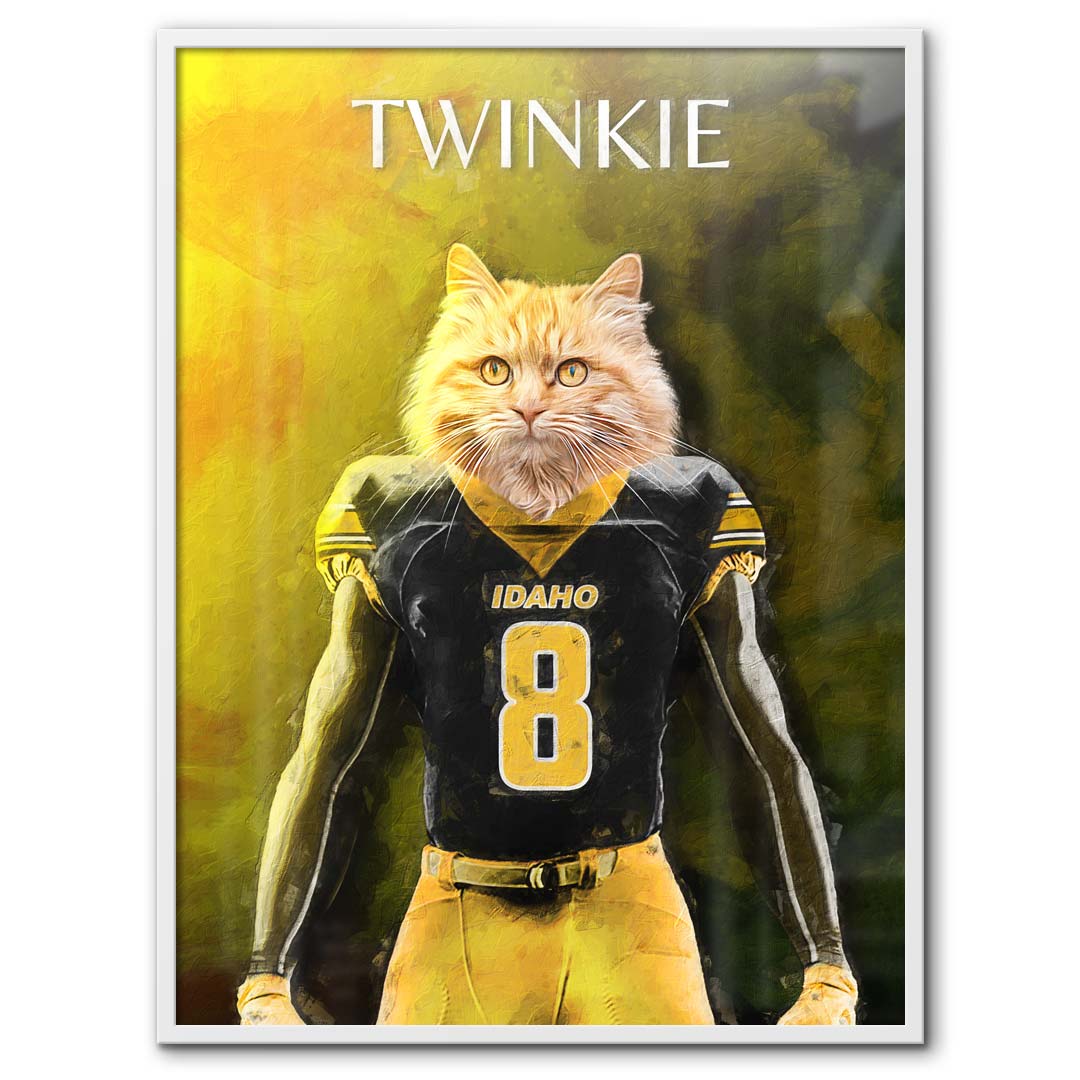 Idaho - Football Pet Portrait