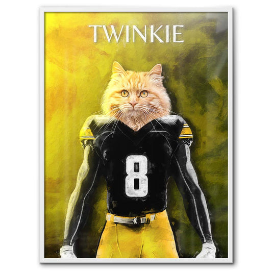 Iowa - Football Pet Portrait