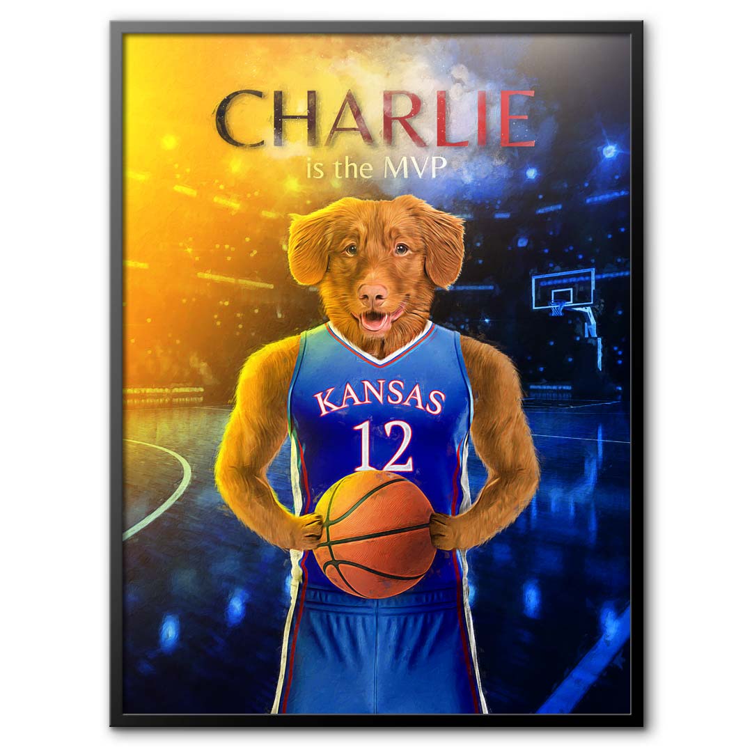 Kansas - Basketball Pet Portrait