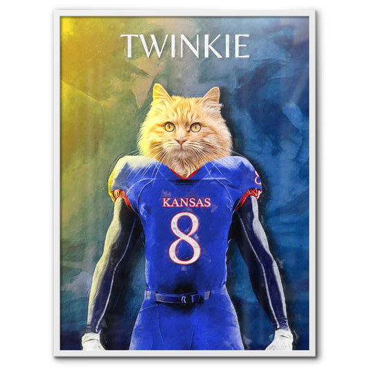 Kansas - Football Pet Portrait