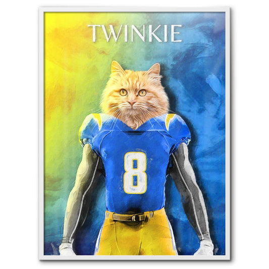 Los Angeles - Football Pet Portrait