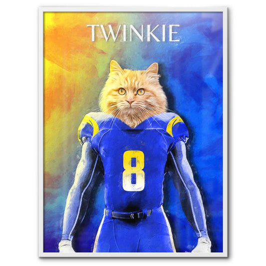 Los Angeles - Football Pet Portrait