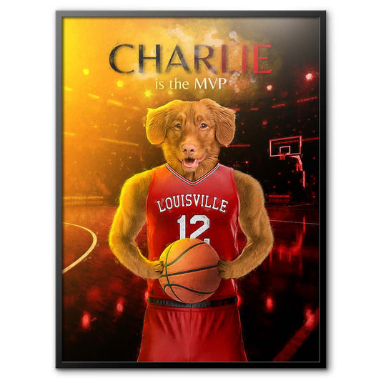 Louisville - Basketball Pet Portrait