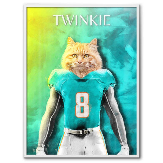 Miami - Football Pet Portrait