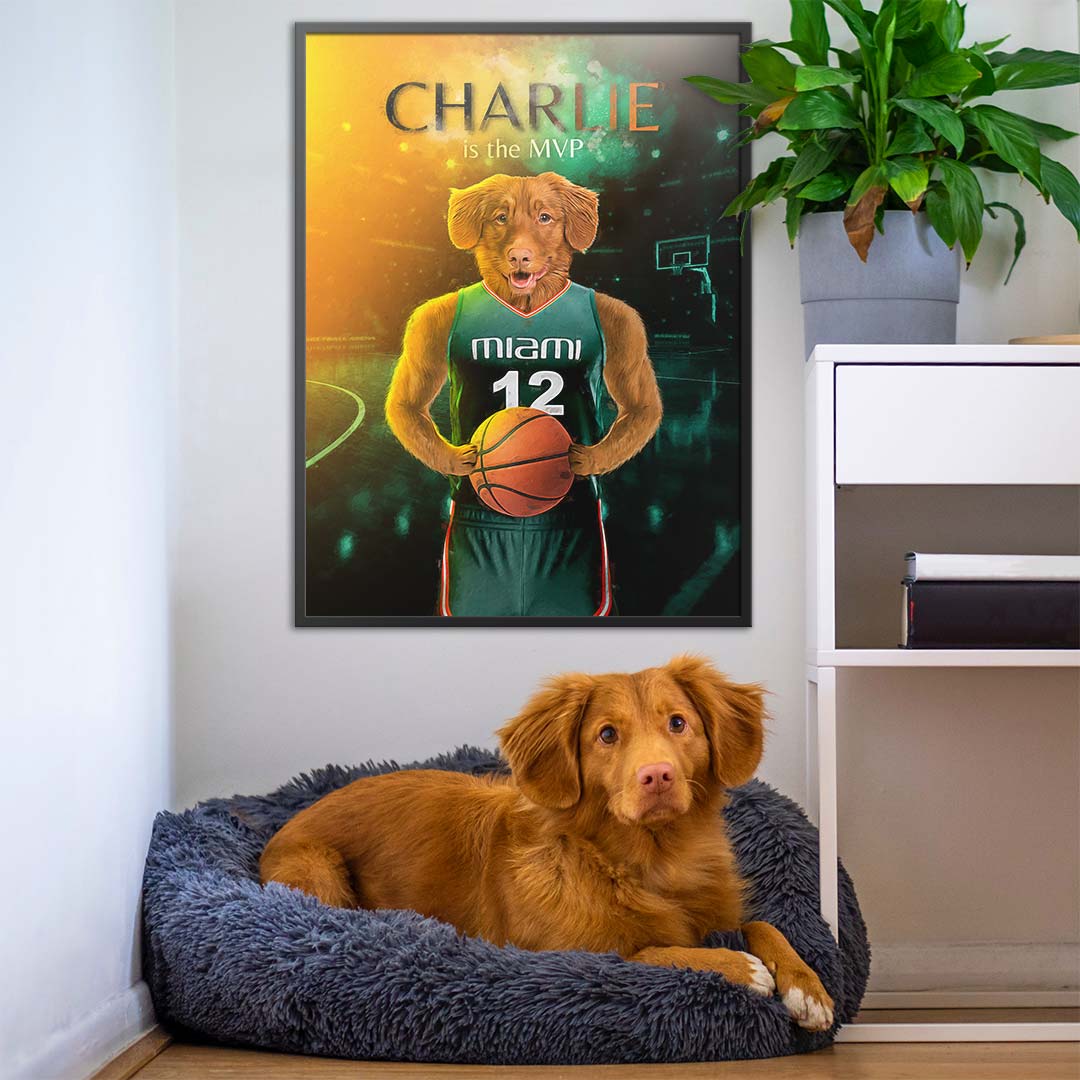 Miami - Basketball Pet Portrait