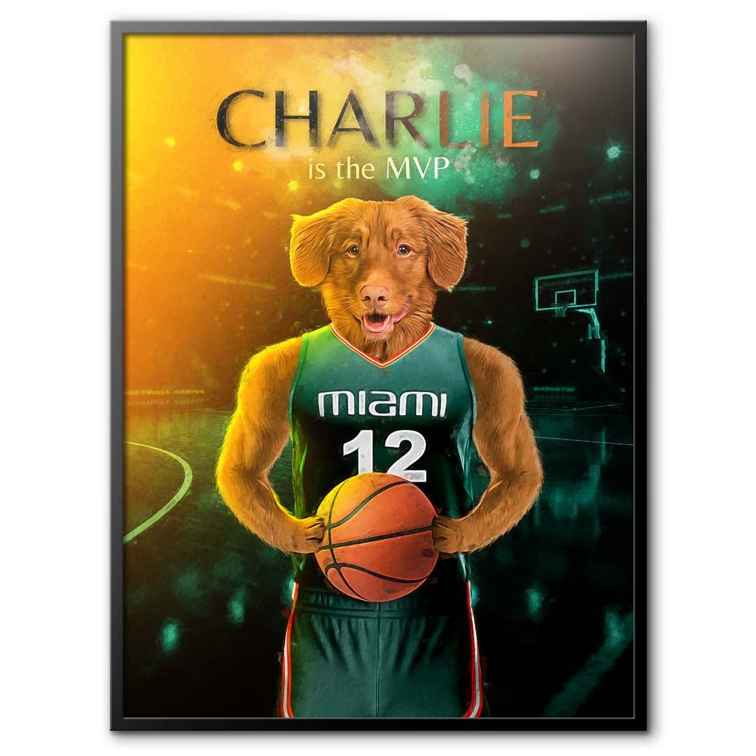 Miami - Basketball Pet Portrait