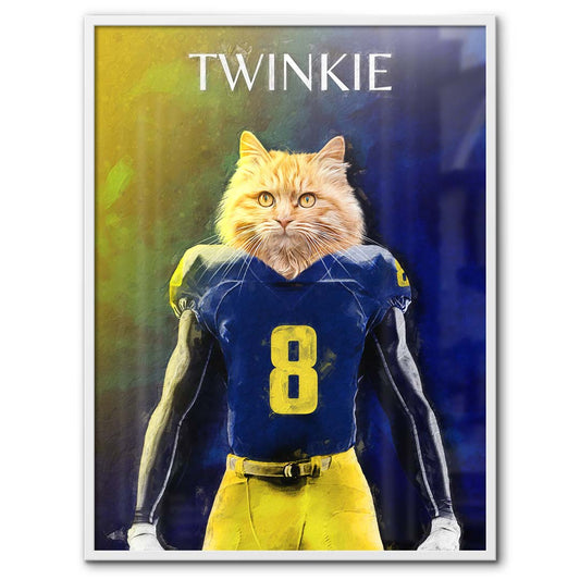 Michigan - Football Pet Portrait