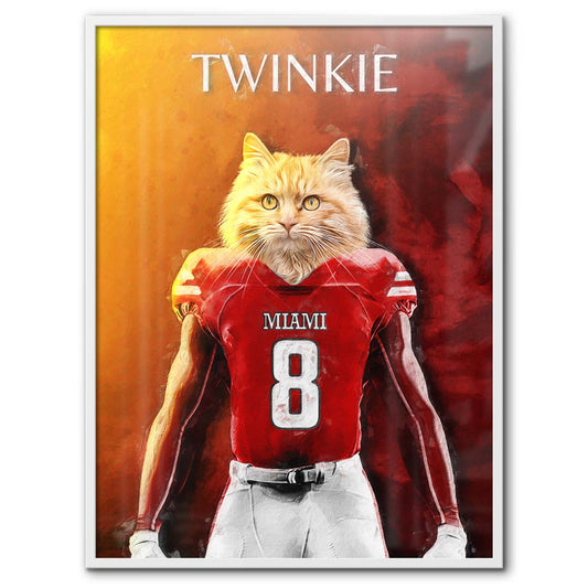 Miami (Ohio) - Football Pet Portrait