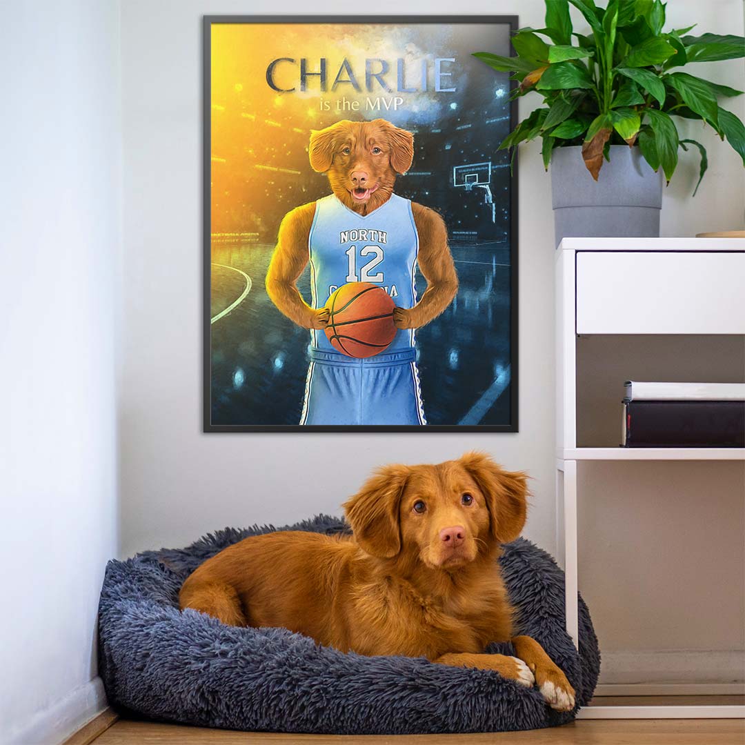 North Carolina - Basketball Pet Portrait