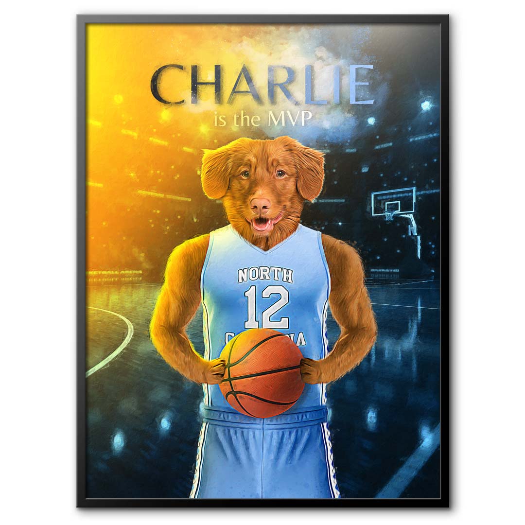 North Carolina - Basketball Pet Portrait