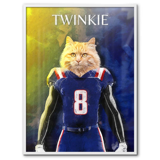 New England - Football Pet Portrait