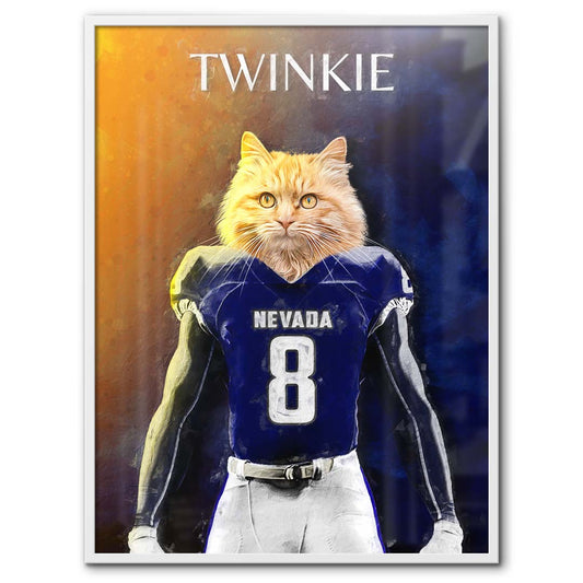 Nevada - Football Pet Portrait