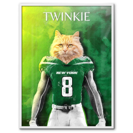 New York - Football Pet Portrait