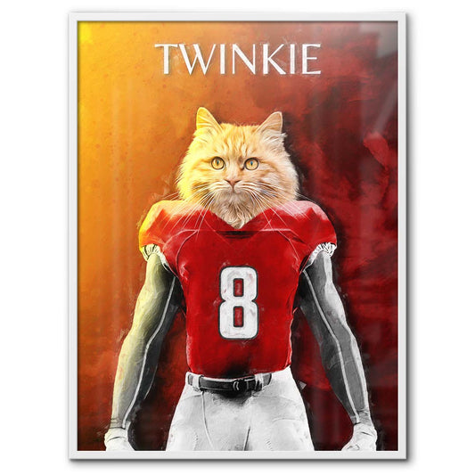 New Brunswick - Football Pet Portrait