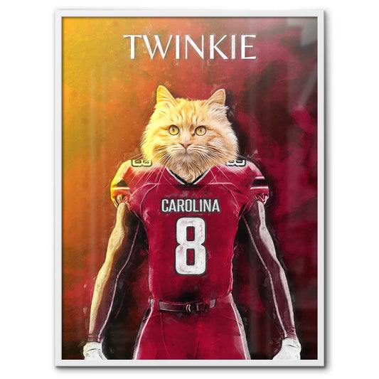 South Carolina - Football Pet Portrait