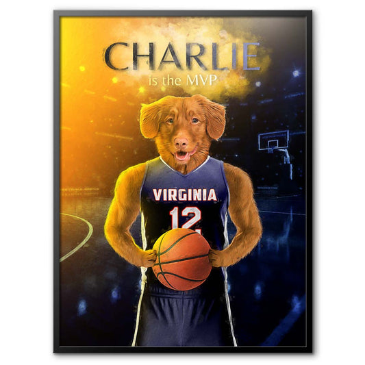 Virginia - Basketball Pet Portrait