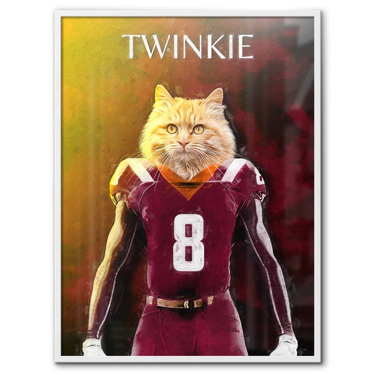 Virginia (Tech) - Football Pet Portrait